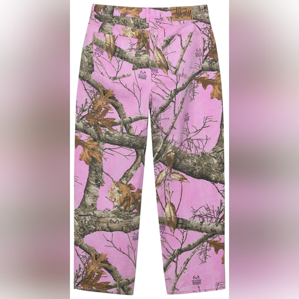 NWT Stussy Realtree Edge Big Ol' Jean 'Pink - Picture 2 of 13